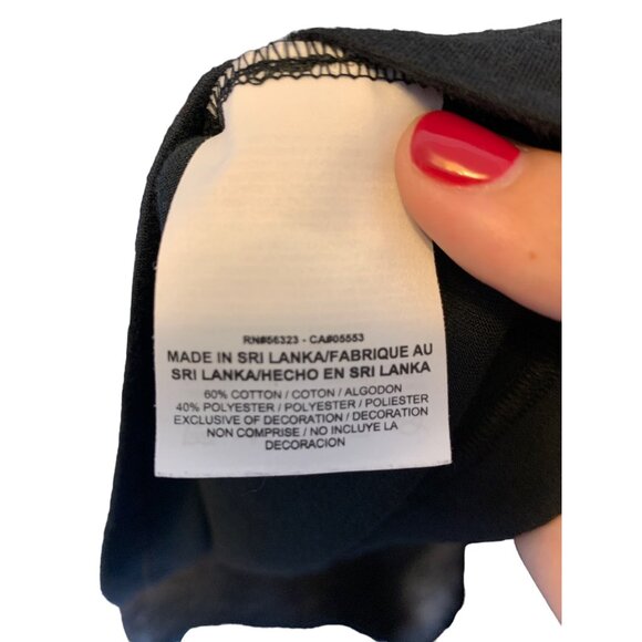 π 2/$30 π Black Nike Basketball T-Shirt with Red Hoop Graphics sz 2X - Picture 5 of 6